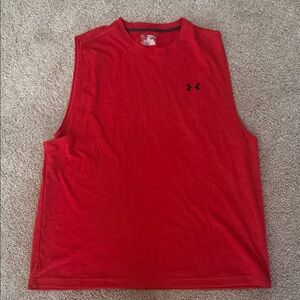 Under Armour Men's Vibrant Red Tank Top
